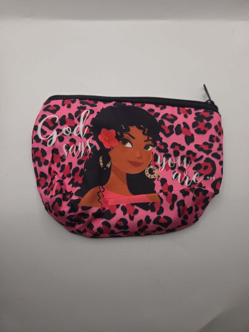 Keep your head high cosmetic bag